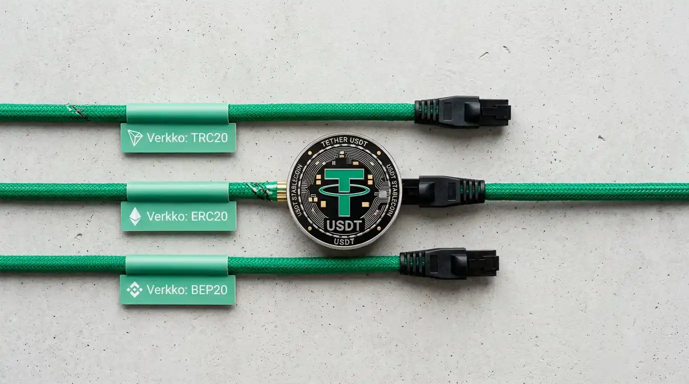 USDT-verkkojen TRC20 ERC20 ja BEP20 vertailu vedonlyöntiin
